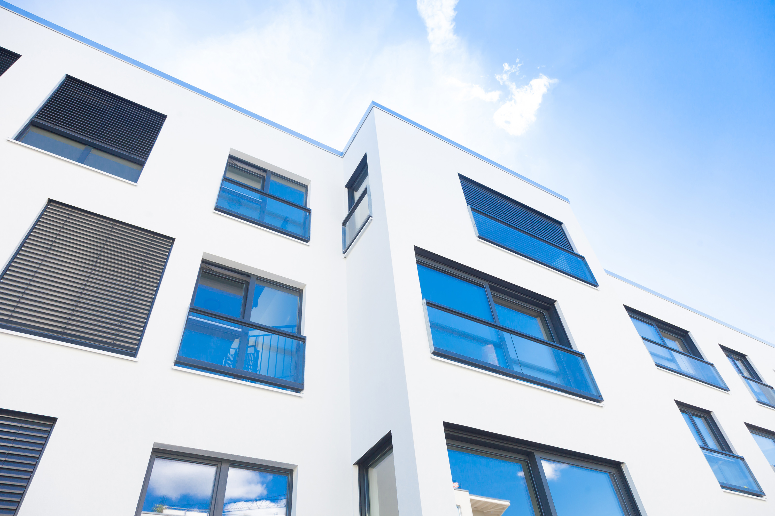 Außßenfassade Mehrfamilienhaus